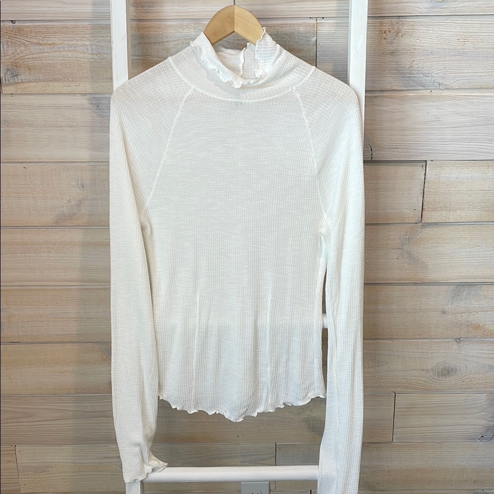 Free People thermal turtleneck NWOT